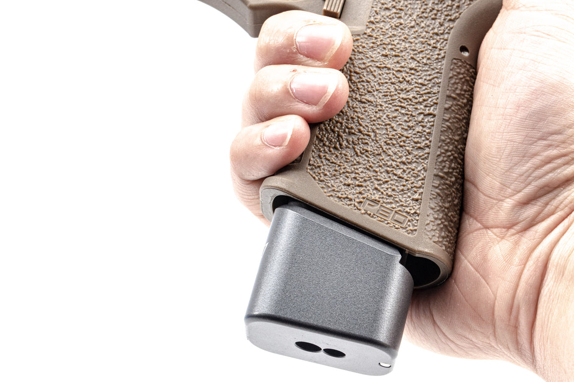 EMG TTI G19 Magazine Extensions Pad For ( UMAREX / VFC / Glock 19 ) / ( TM G Model 19 ) ( Functional ) ( Licensed by Taran Tactical Innovations )-Tokyo Marui ( TM )-Black