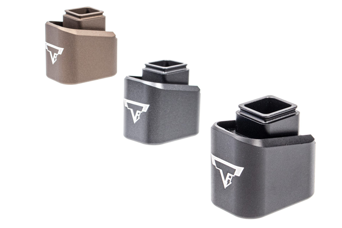 EMG TTI G19 Magazine Extensions Pad For ( UMAREX / VFC / Glock 19 ) / ( TM G Model 19 ) ( Functional ) ( Licensed by Taran Tactical Innovations )-Tokyo Marui ( TM )-Black