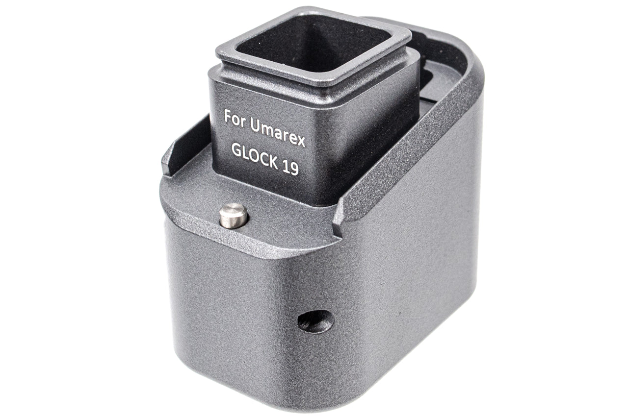 EMG TTI G19 Magazine Extensions Pad For ( UMAREX / VFC / Glock 19 ) / ( TM G Model 19 ) ( Functional ) ( Licensed by Taran Tactical Innovations )-Tokyo Marui ( TM )-Black