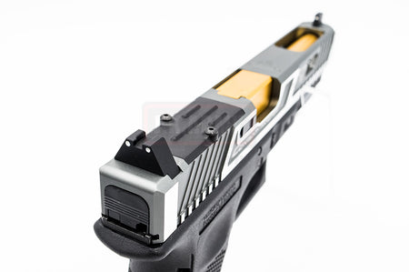 EMG Umarex / VFC TTI Glock 34 GBBP ( G&P Custom ) ( GY / SV Two-Tone )