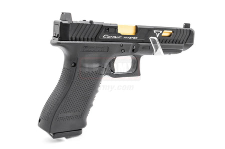 EMG Umarex / VFC TTI Glock 34 GBBP ( G&P Custom ) ( Black , Gold Barrel )