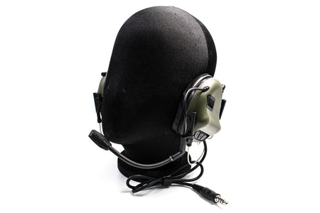 Earmor MilPro M32N Mark3 Tactical Headset ( Mil Spec Communication Hearing Protector ) ( OPSMEN )-Coyote Brown