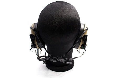 Earmor MilPro M32N Mark3 Tactical Headset ( Mil Spec Communication Hearing Protector ) ( OPSMEN )-Coyote Brown