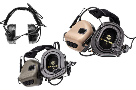 Earmor Tactical Hearing Protection M32 Plus Digital Noise Canceling Headset -Tan