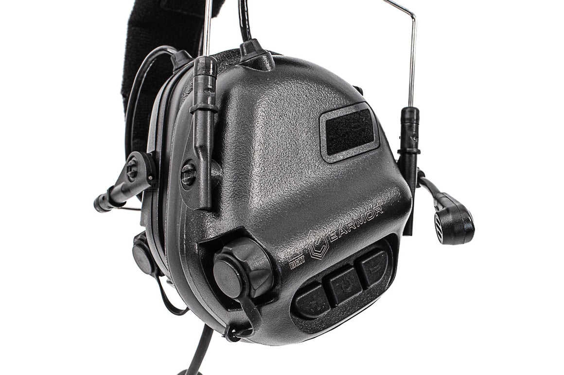 Earmor Tactical Electronic Hearing Protection M32X Plus Digital Noise Canceling Headset-FDE