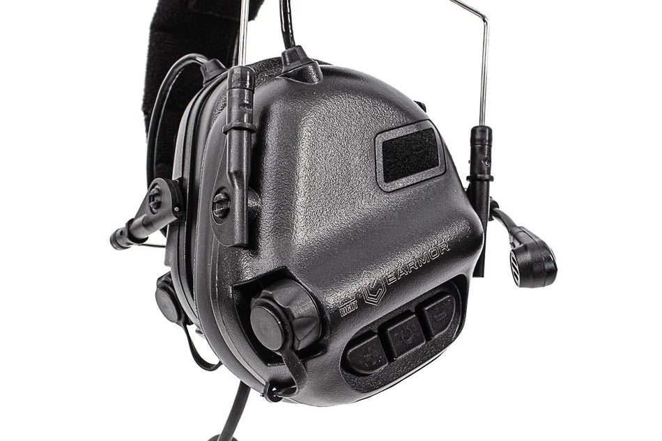 Earmor Tactical Electronic Hearing Protection M32X Plus Digital Noise Canceling Headset-FDE