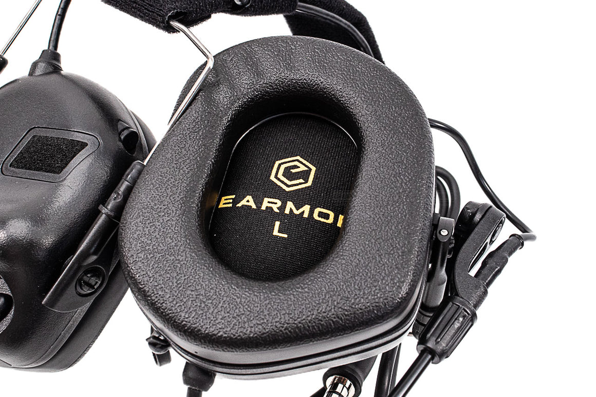 Earmor Tactical Electronic Hearing Protection M32X Plus Digital Noise Canceling Headset-FDE