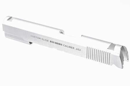 Enigma Hard Baller Style Slide for Tokyo Marui MEU GBB Pistol Airsoft Series ( Silver )