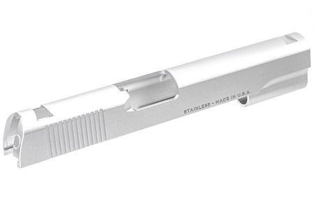 Enigma Hard Baller Style Slide for Tokyo Marui MEU GBB Pistol Airsoft Series ( Silver )