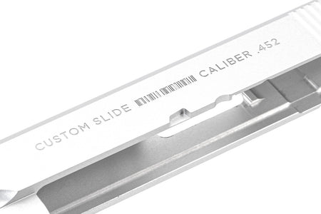 Enigma Hard Baller Style Slide for Tokyo Marui MEU GBB Pistol Airsoft Series ( Silver )