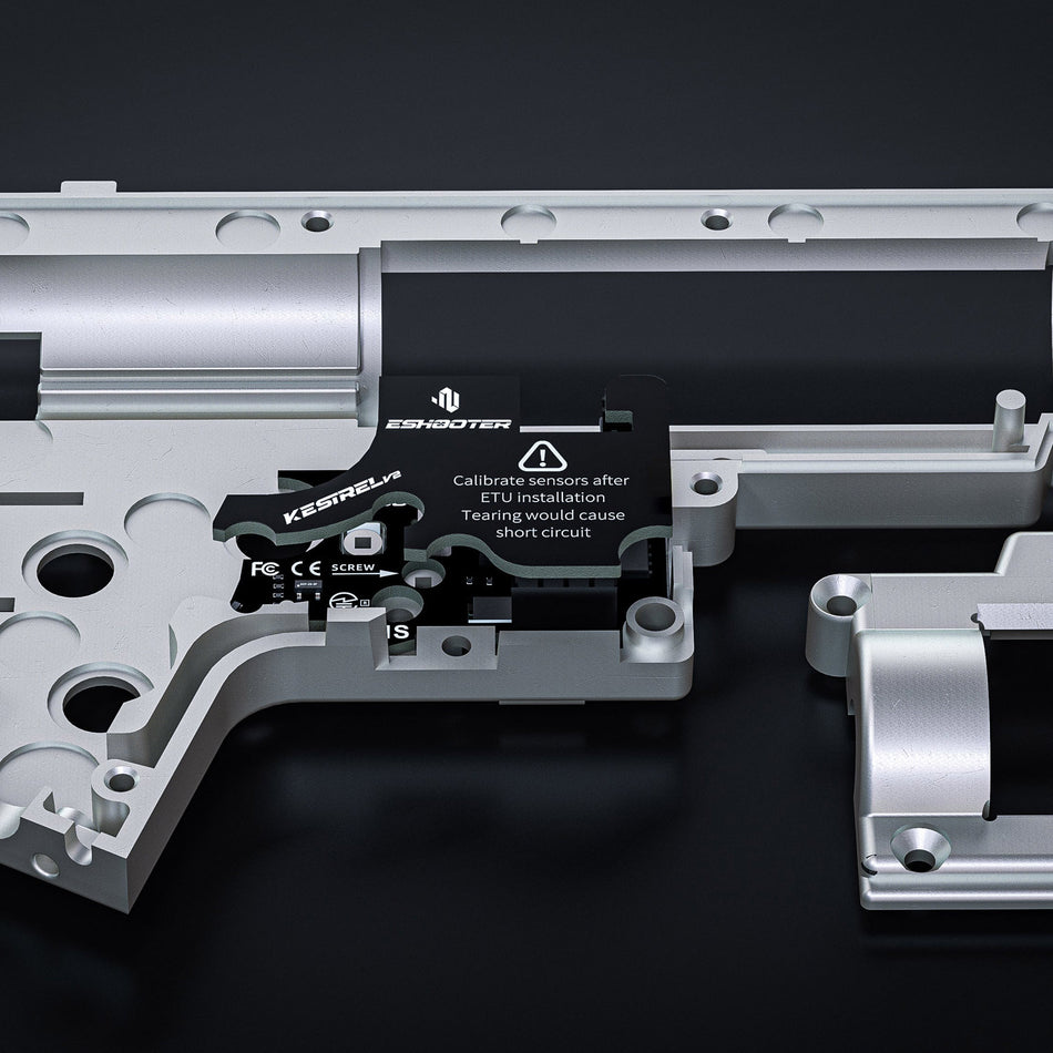 Eshooter Kestrel V2 ETU for V2 Gearbox AEG ( Wire: Backwired / Frontwired ) ( MOSFET, App, Bluetooth, Electronic Trigger )-Wire: Backwired