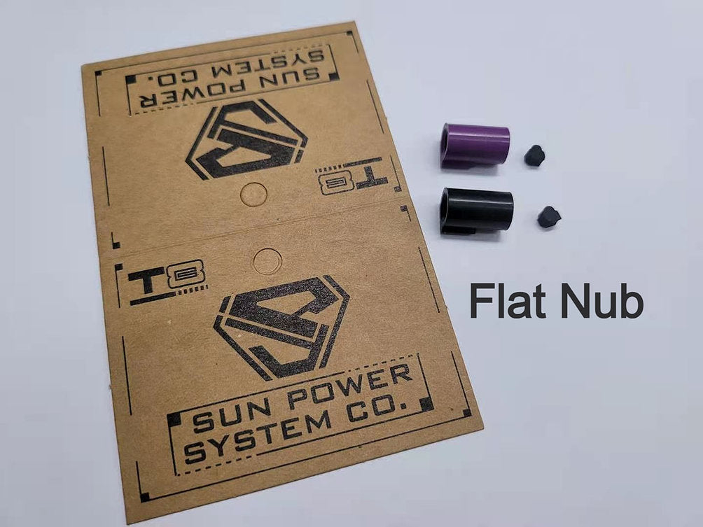 SP System T8 V2 60+70 Degree Hop up Bucking with Nub for TM GBB ( Flat / Normal )-Flat Nub Ver.