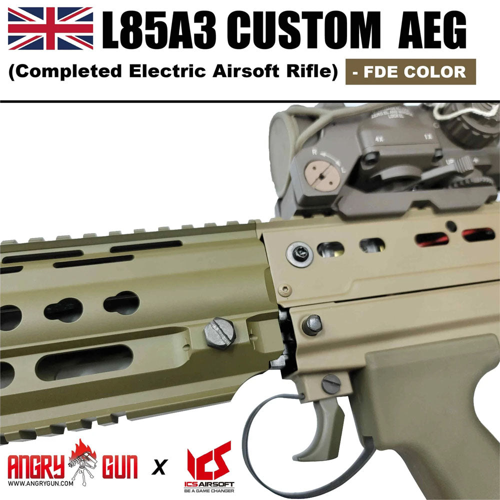 Angry Gun X ICS L85A3 AEG Airsoft Electric Rifle ( Black )