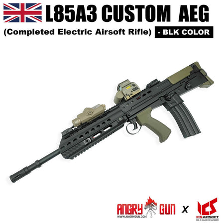 Angry Gun X ICS L85A3 AEG Airsoft Electric Rifle ( Black )