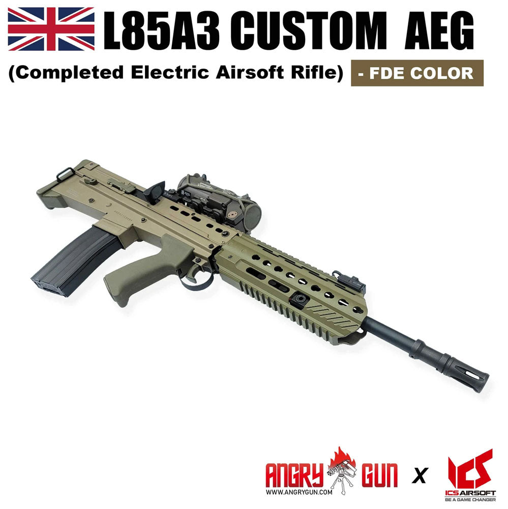 Angry Gun X ICS L85A3 AEG AIRSOFT ELECTRIC RIFLE ( 290 TO 310 FPS @0.2 ...