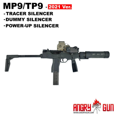 Angry Gun MP9 / TP9 Power Up Dummy Suppressor - 2021 Version ( Black )