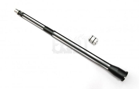 B*D style Ultramatch 14.5" outer barrel kit for WE GBB (Black/Silver) .625" Version