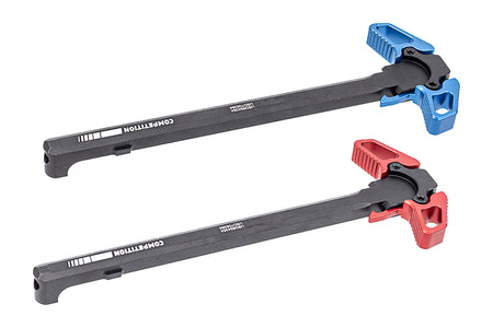 FCC CNC Aluminum Charging Handle For PTW System / WE / GHK / VFC M4 GBBR Series ( Blue / Red )-Blue