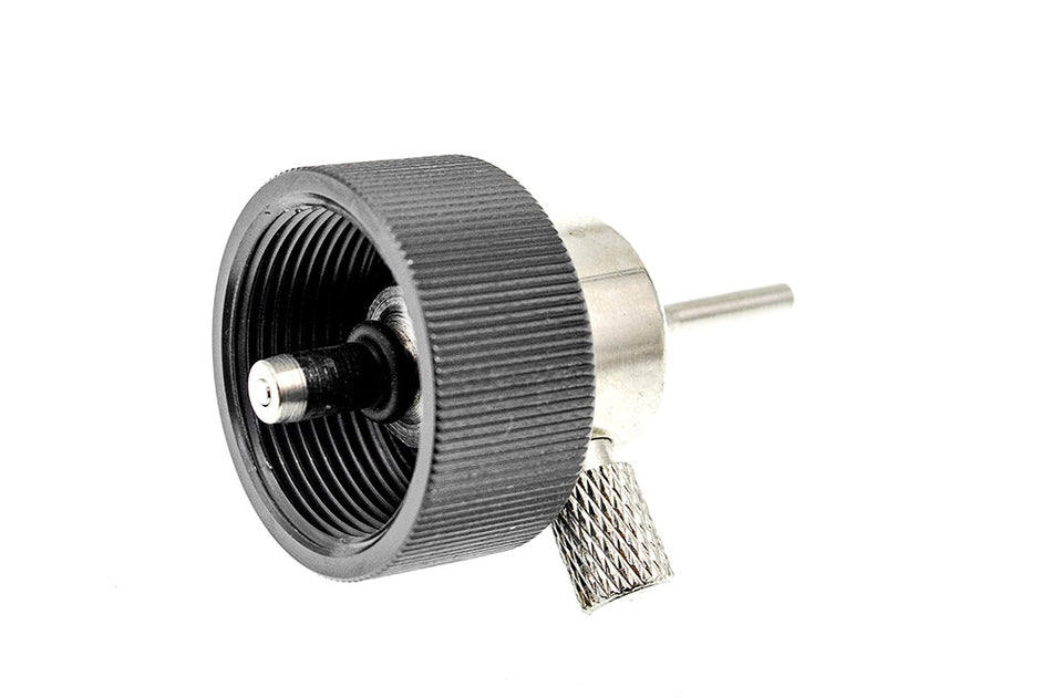 FCC Propane Adapter Charger with Silicone Oil Port ( Black )