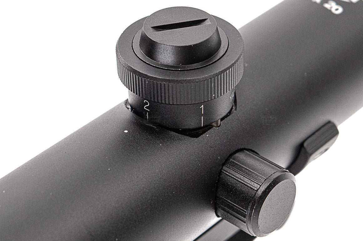 FCW C Style 4x20mm Sight Carry Handle Rifle Scope Replica
