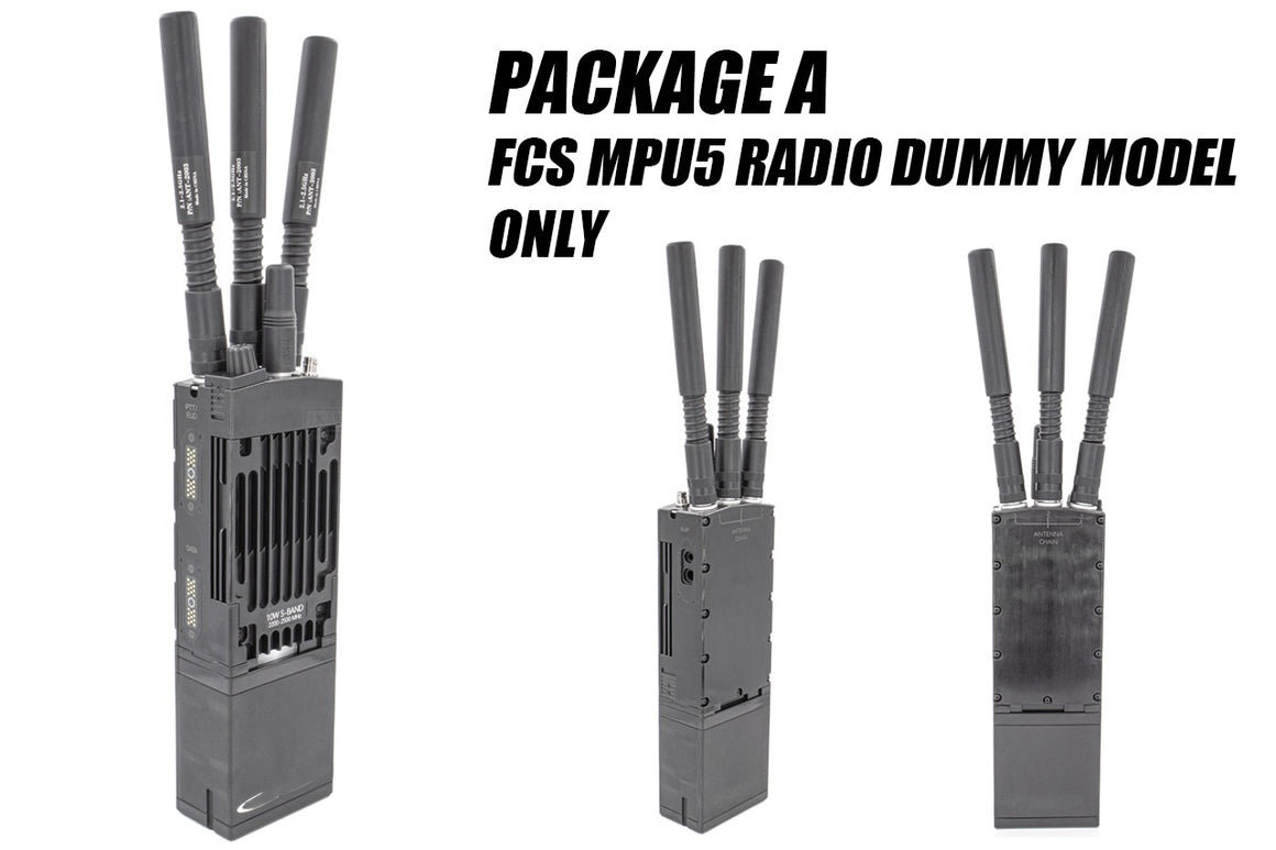 FCS MPU5 Radio Dummy Model ( DIY Walkie-Talkie )-Package C