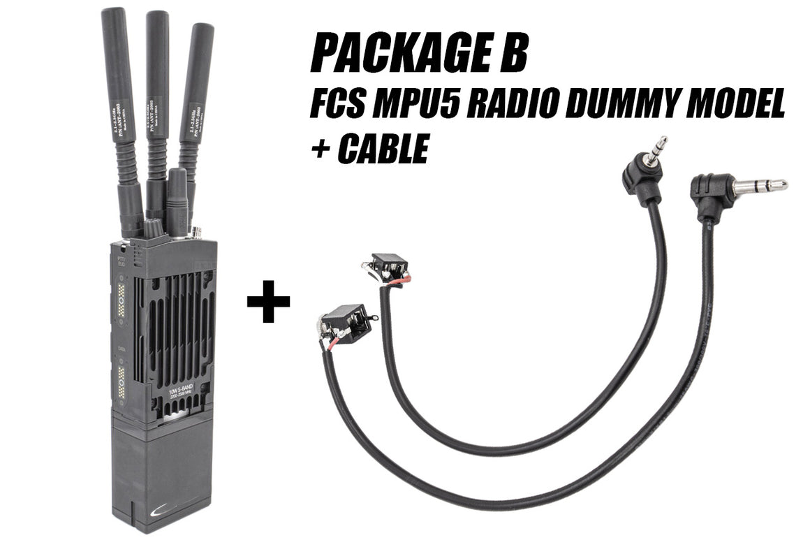 FCS MPU5 Radio Dummy Model ( DIY Walkie-Talkie )-Package C