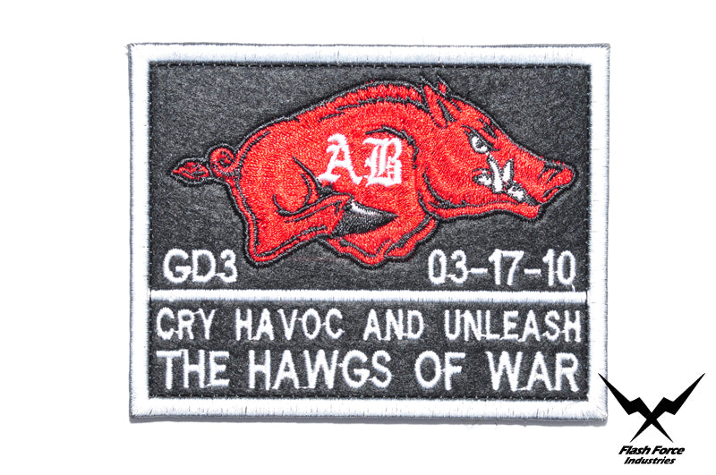FFI -  " The Hawgs of War " Patch ( Free Shipping )