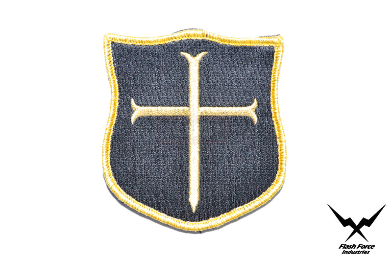 FFI - Crusader Cross Patch ( Gold x BK ) ( Free Shipping )