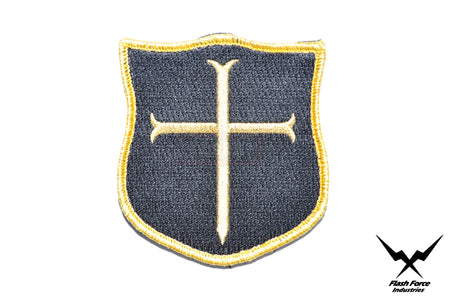 FFI - Crusader Cross Patch ( Gold x BK ) ( Free Shipping )