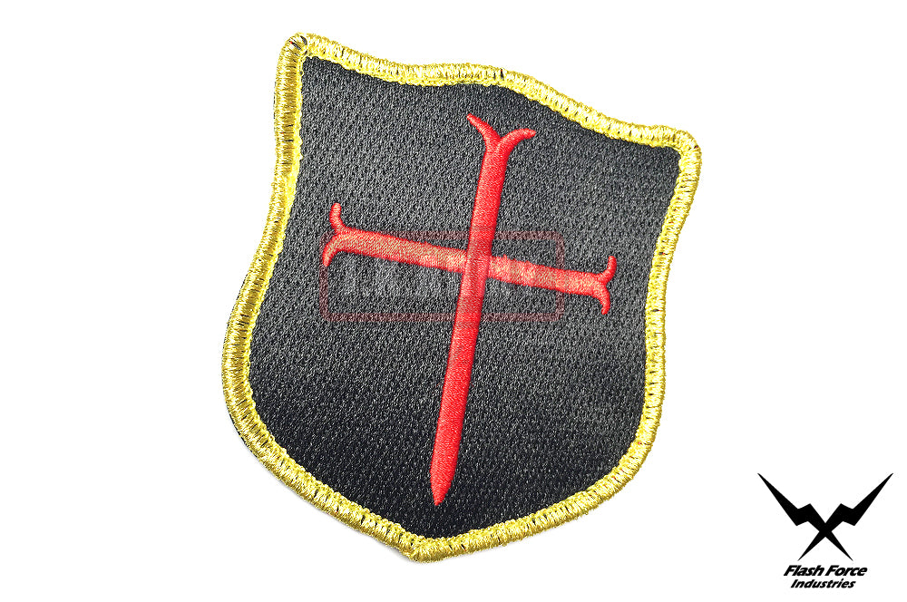 FFI - Crusader Cross Patch ( Gold x Red ) ( Free Shipping )