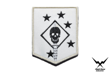 FFI - MARINE RAIDERS Sword Patch ( MRS ) ( MARSOC ) ( TAN ) ( Free Shipping )
