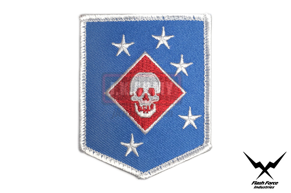 FFI - MARINE RAIDERS Blue x White Type Patch ( MARSOC ) ( Free Shipping )
