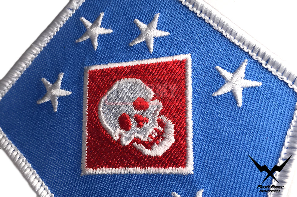 FFI - MARINE RAIDERS Blue x White Type Patch ( MARSOC ) ( Free Shipping )
