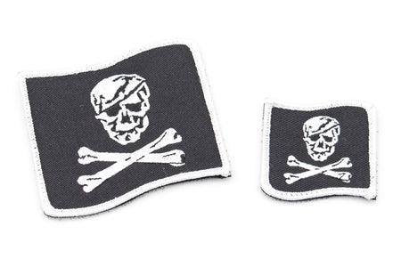 FFI - NSWDG NAVY SEAL DEVGRU BLUE SQUADRON Cross Bone Skull Embroider Patch Set