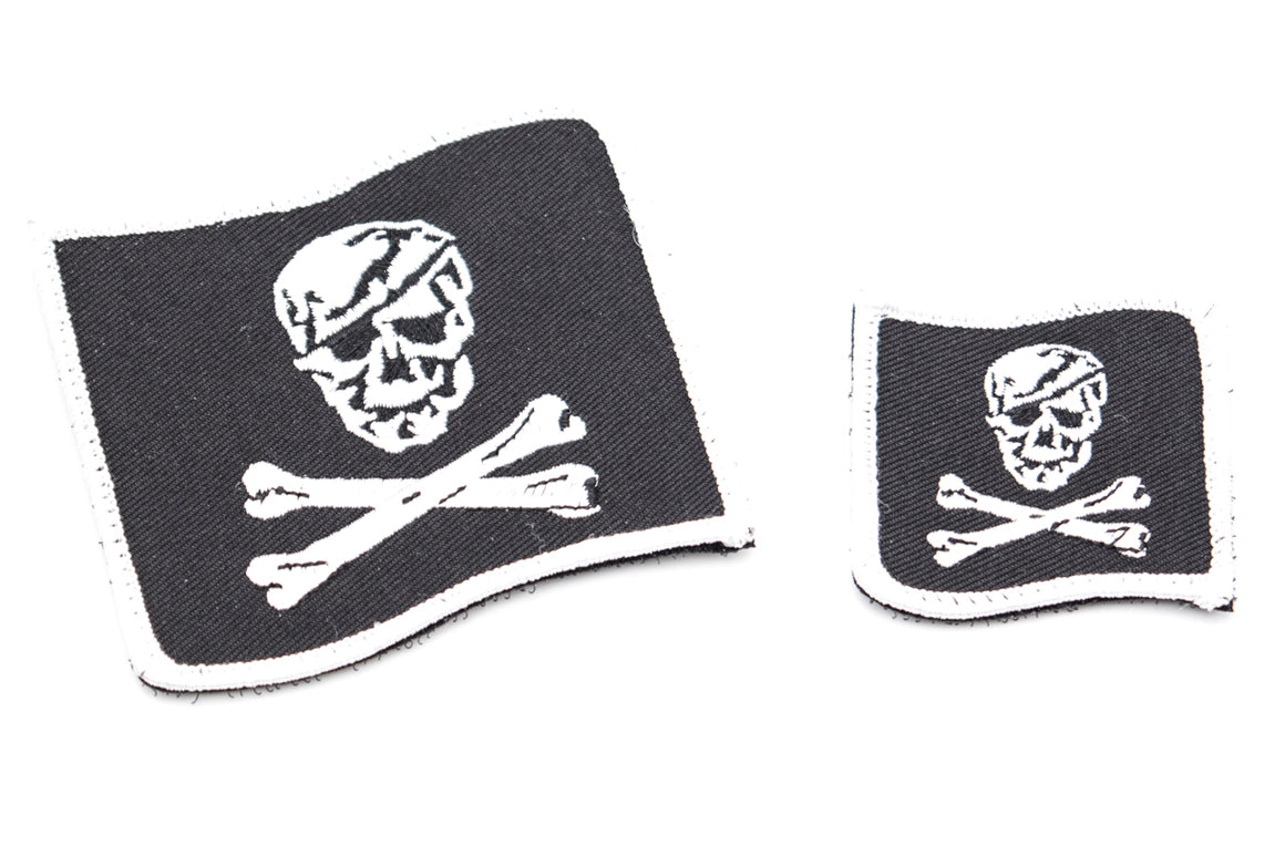 FFI - NSWDG NAVY SEAL DEVGRU BLUE SQUADRON Cross Bone Skull Embroider Patch Set