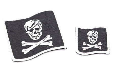 FFI - NSWDG NAVY SEAL DEVGRU BLUE SQUADRON Cross Bone Skull Embroider Patch Set