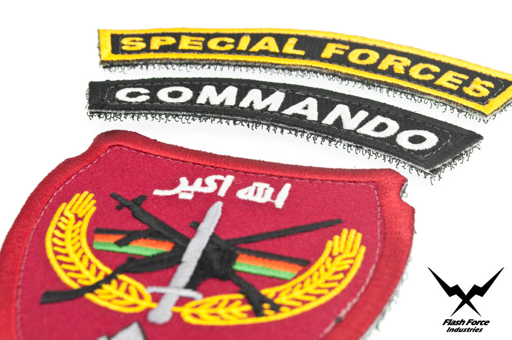 FFI Afghan Commando Special Force Patch Set ( SFC ) Type A ( MARSOC ) ( Free Shipping )