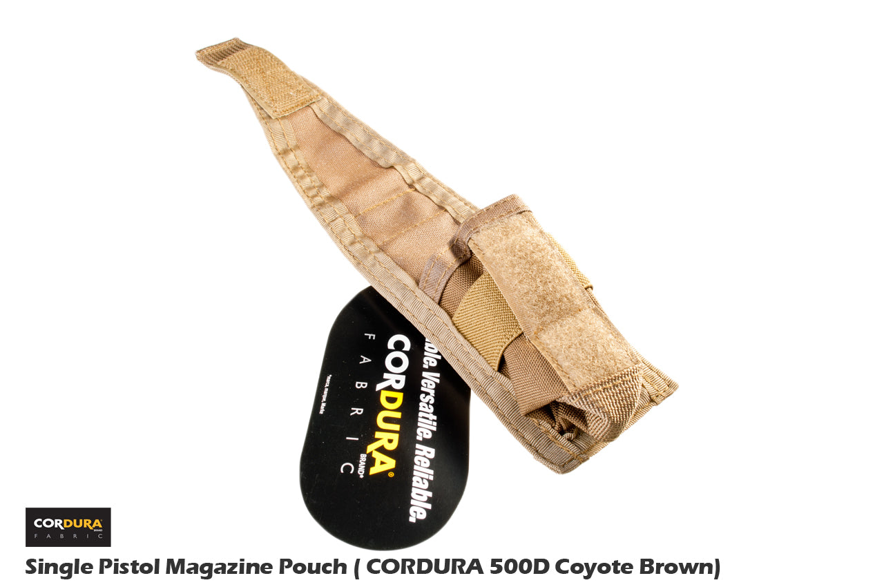 FFI CP Style Single Pistol Magazine Pouch ( CORDURA 500D CB )