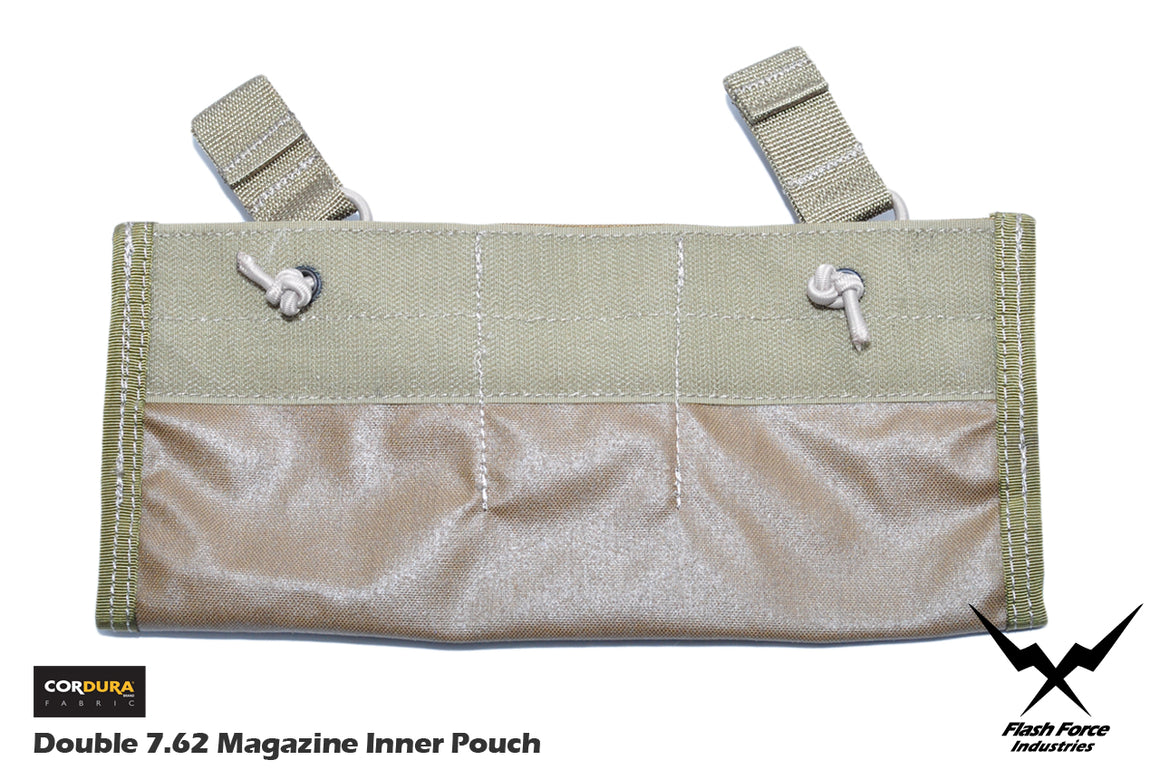 FFI Double 7.62 Magazine Inner Pouch for 6094 Plate Carrier ( CORDURA 500D CB )