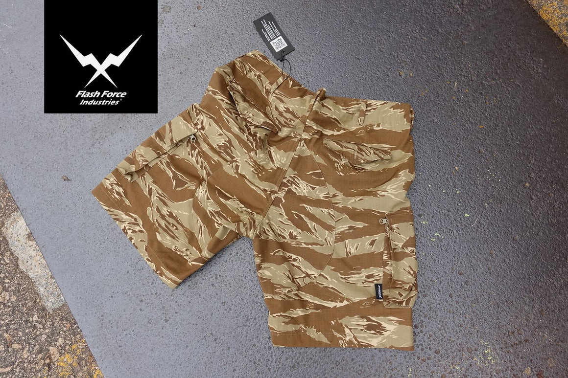 FFI x JK UNIQUE F01 Tiger Stripe Shorts ( Desert Tiger Stripe )-40