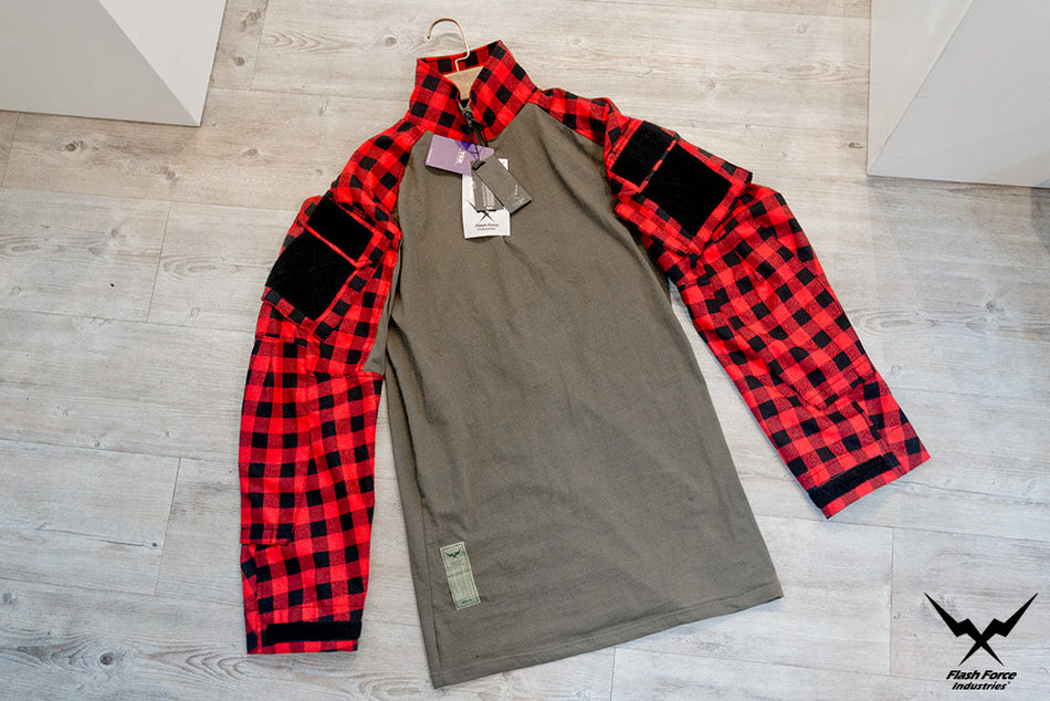 FFI GEN3 TAC Lumberjacks Shirt ( Flannel ) ( Red )-XL
