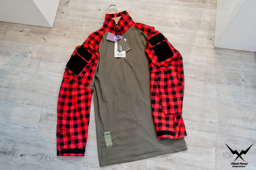 FFI GEN3 TAC Lumberjacks Shirt ( Flannel ) ( Red )-XL