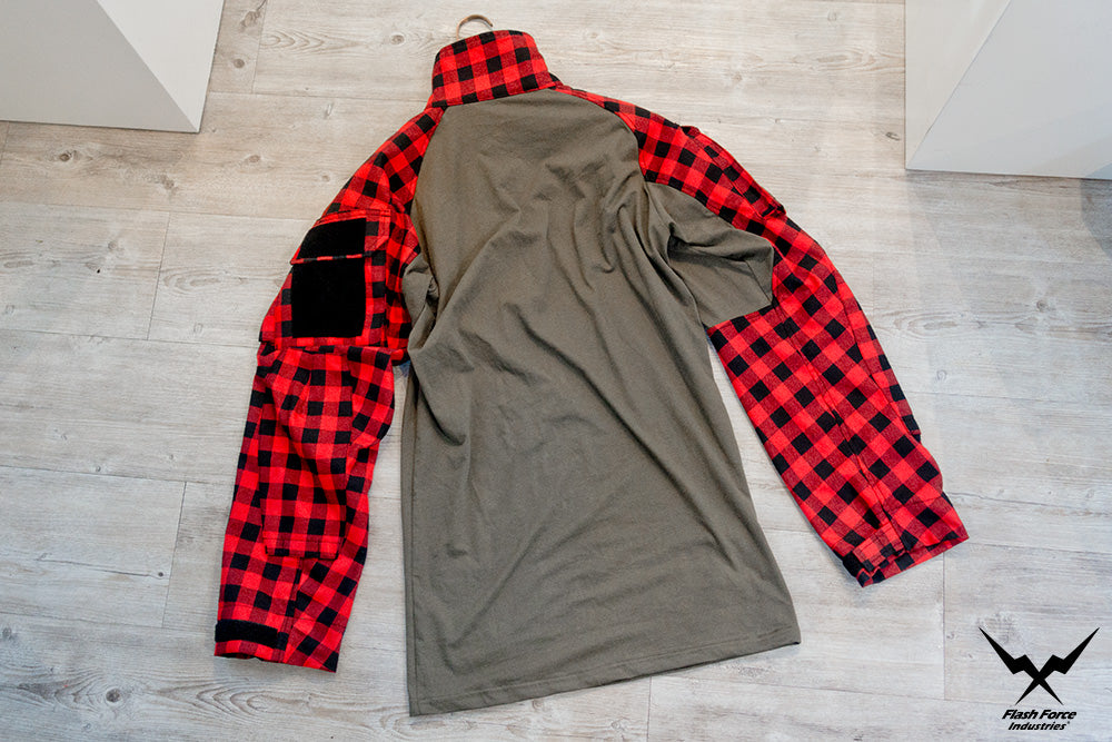 FFI GEN3 TAC Lumberjacks Shirt ( Flannel ) ( Red )-XL
