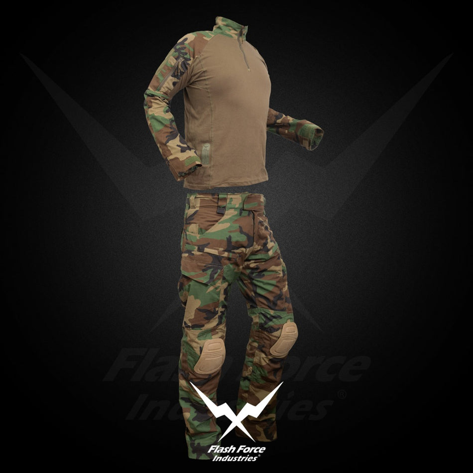 FFI M81 Woodland Gen4 Combat Set ( NYCO RIPSTOP ) ( Ver. 2022 ) ( M81 G4 )-XXL