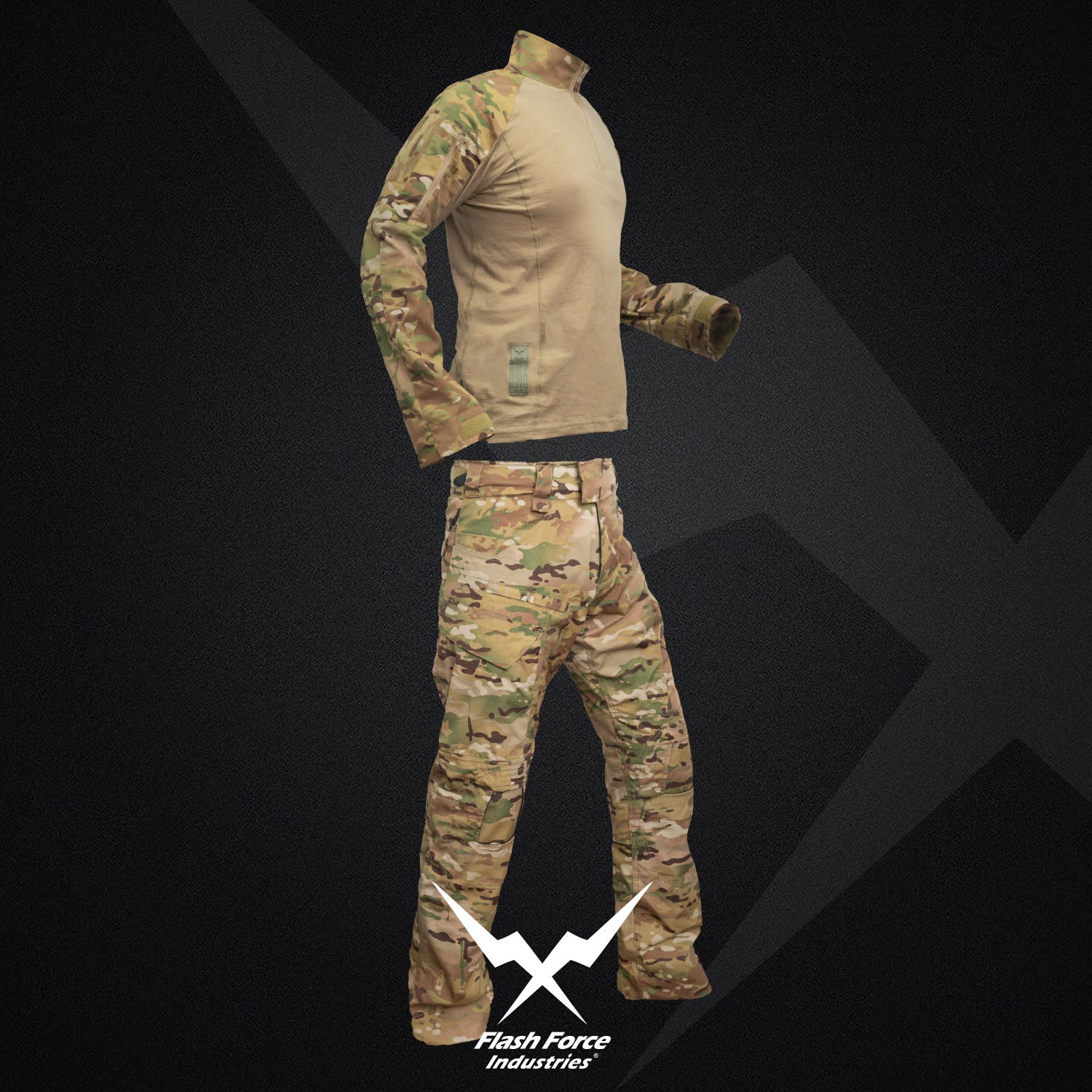 FFI MC Style Camo Gen4 Combat Set ( MC G4 ) ( MultiCam Velcro