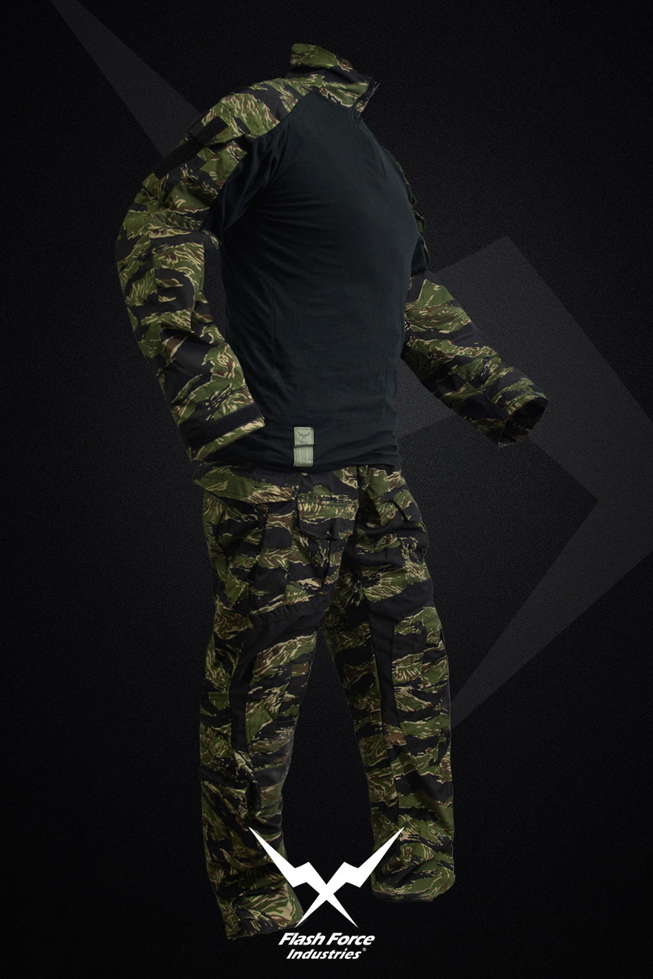 FFI Tiger Stripe Camo Gen3 Combat Set ( Black Edition ) ( G3 Gen 3 ) XXL