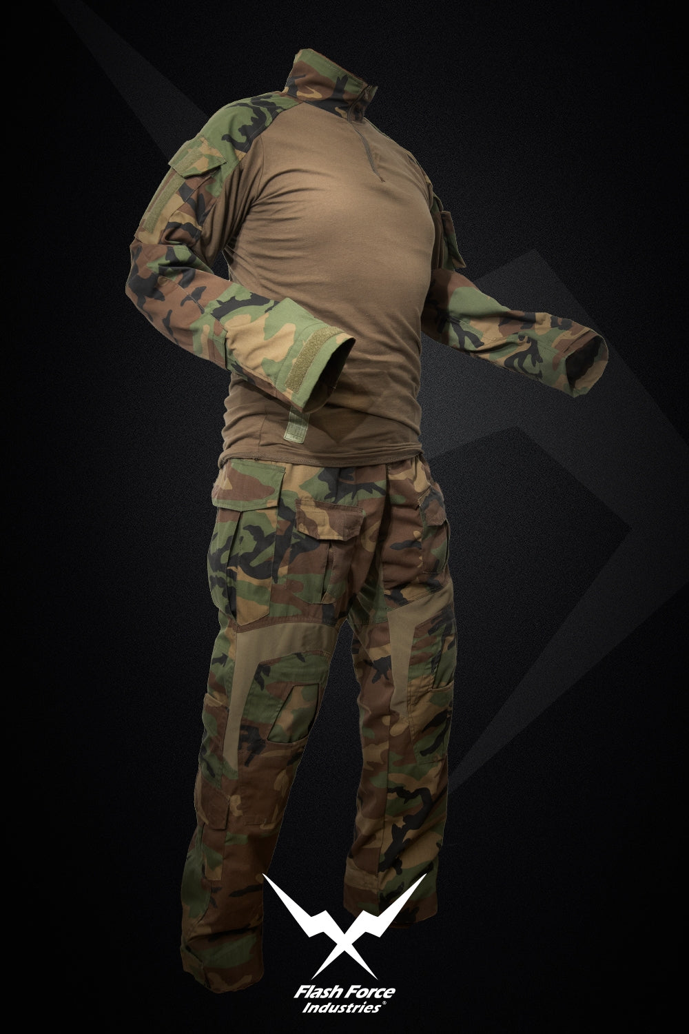 FFI Woodland Camo Gen3 Combat Set EX. 2018/19 ( M81 G3 Gen 3 ) ( MARSOC / RAIDERS Style ) -XXL