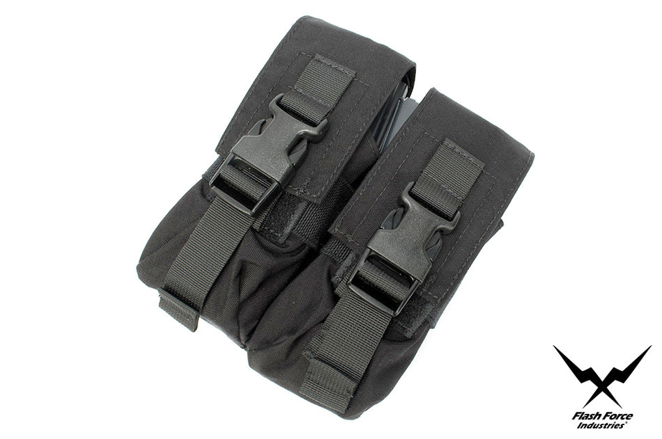 FFI Double 556 / M4 Mag Pouch ( Black )