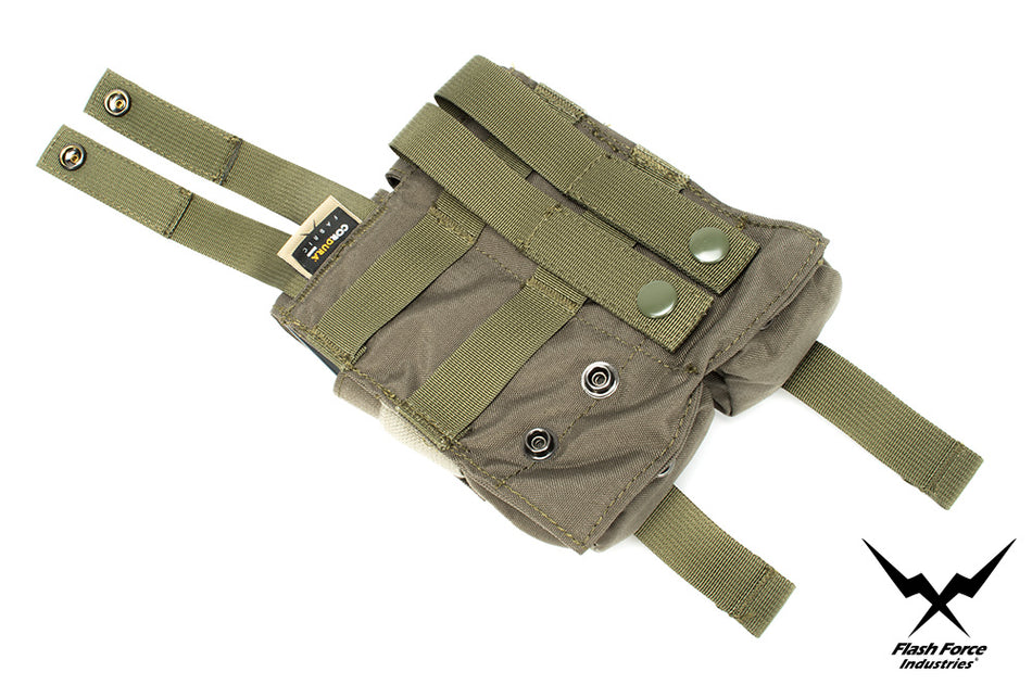 FFI Double 556 / M4 Mag Pouch ( Mas Grey )