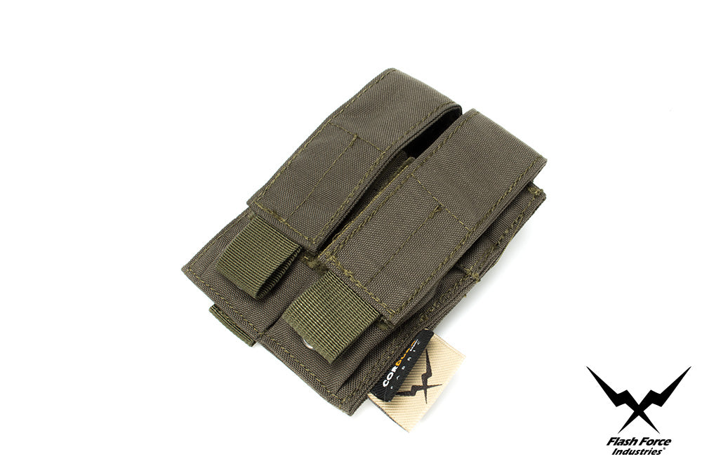 FFI Double Pistol Mag Pouch ( Mas Grey )
